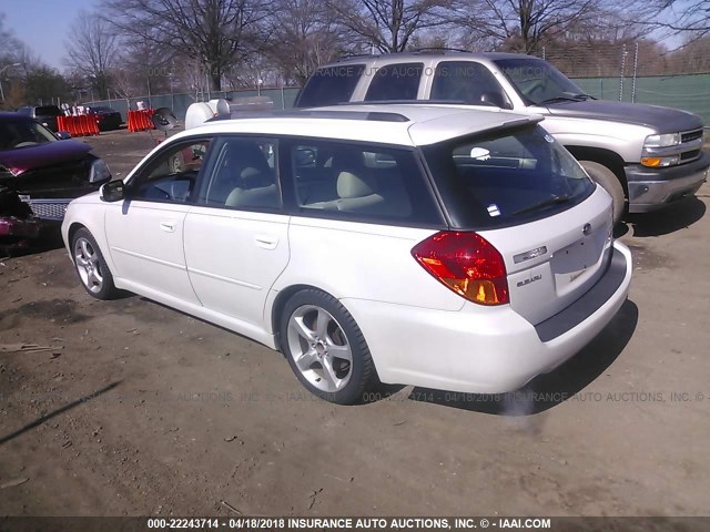 4S3BP676154315942 - 2005 SUBARU LEGACY GT LIMITED WHITE photo 3