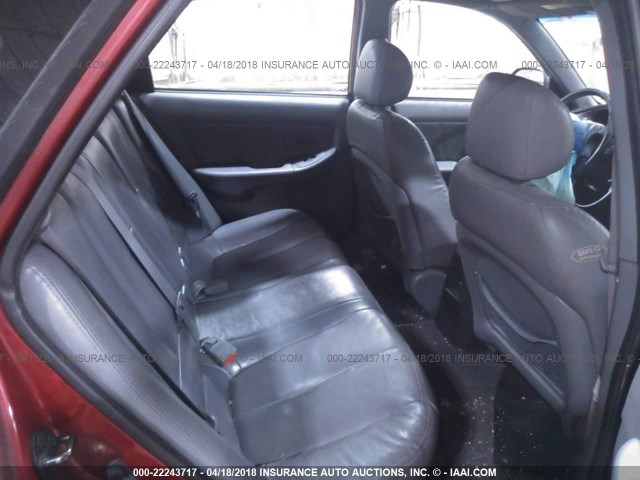 KMHDN56D75U143615 - 2005 HYUNDAI ELANTRA GLS/GT RED photo 8