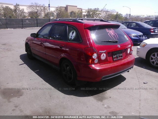 JM1BJ246821535137 - 2002 MAZDA PROTEGE PR5 红色 照片 3