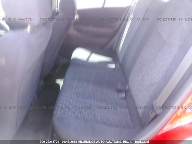 JM1BJ246821535137 - 2002 MAZDA PROTEGE PR5 红色 照片 8