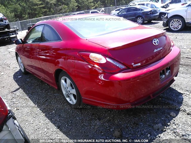 4T1CE38PX4U896321 - 2004 TOYOTA CAMRY SOLARA SE/SLE Qırmızı foto 3