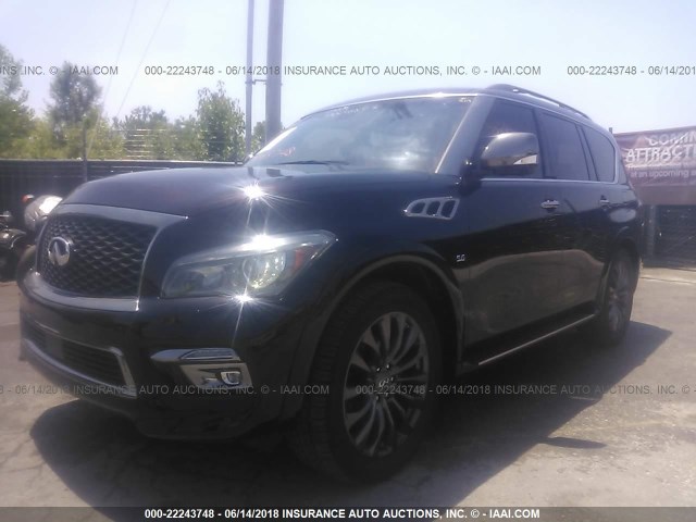 JN8AZ2NEXH9150977 - 2017 INFINITI QX80 SIGNATURE/LIMITED BLACK photo 2