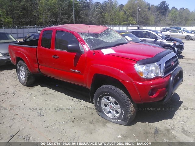 5TEUU42N06Z160474 - 2006 TOYOTA TACOMA ACCESS CAB Կարմիր լուսանկար 1