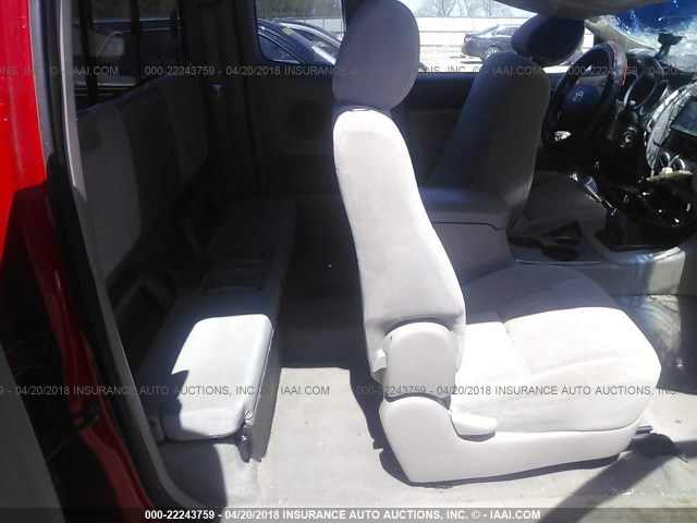 5TEUU42N06Z160474 - 2006 TOYOTA TACOMA ACCESS CAB Կարմիր լուսանկար 8