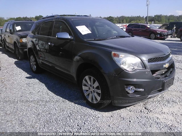 2CNALFEW5A6289974 - 2010 CHEVROLET EQUINOX LTZ GRAY photo 1