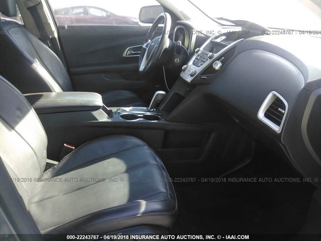 2CNALFEW5A6289974 - 2010 CHEVROLET EQUINOX LTZ GRAY photo 5