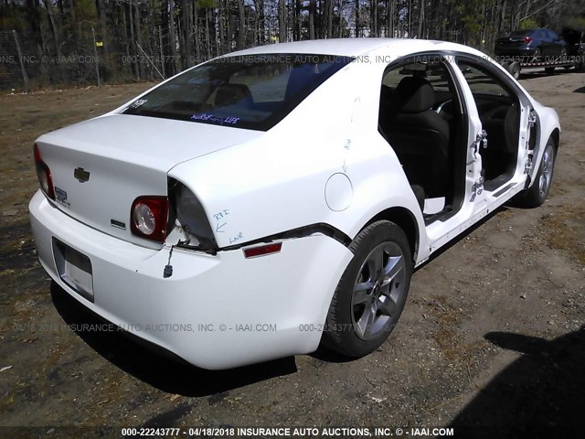 1G1ZC5E0XAF248316 - 2010 CHEVROLET MALIBU 1LT 白色 照片 4