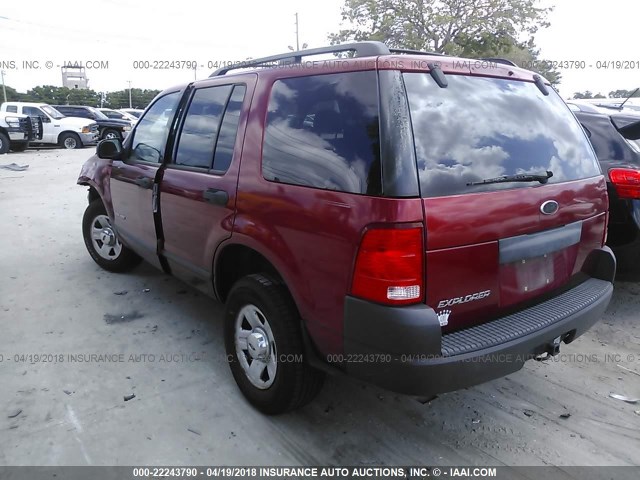 1FMZU62K34ZB15878 - 2004 FORD EXPLORER XLS/XLS SPORT RED photo 3