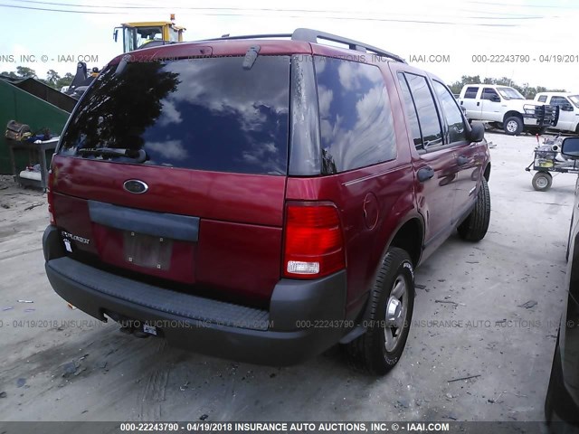 1FMZU62K34ZB15878 - 2004 FORD EXPLORER XLS/XLS SPORT RED photo 4