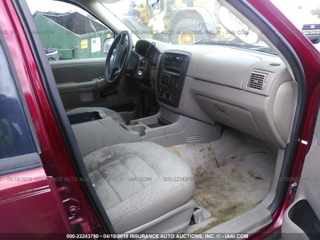 1FMZU62K34ZB15878 - 2004 FORD EXPLORER XLS/XLS SPORT RED photo 5