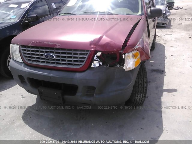 1FMZU62K34ZB15878 - 2004 FORD EXPLORER XLS/XLS SPORT RED photo 6