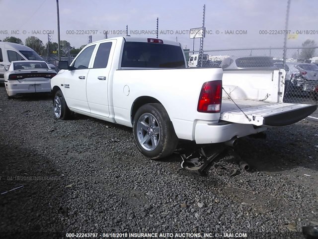 1C6RR6FT1GS201297 - 2016 RAM 1500 ST WHITE photo 3