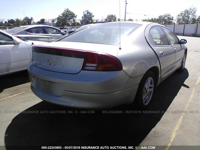 2B3HD46R9YH147575 - 2000 DODGE INTREPID SILVER photo 4