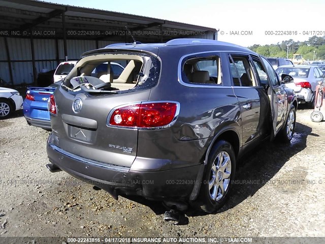 5GAER23D19J130514 - 2009 BUICK ENCLAVE CXL BROWN photo 4