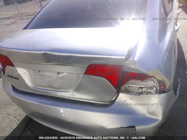 2HGFA16998H343093 - 2008 HONDA CIVIC EXL 银色 照片 6