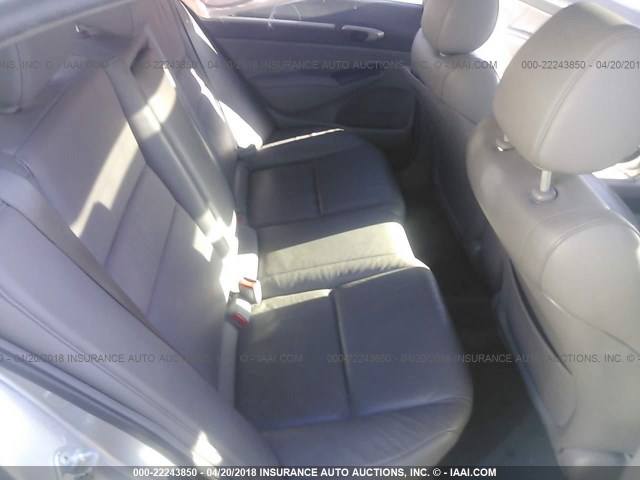2HGFA16998H343093 - 2008 HONDA CIVIC EXL 银色 照片 8