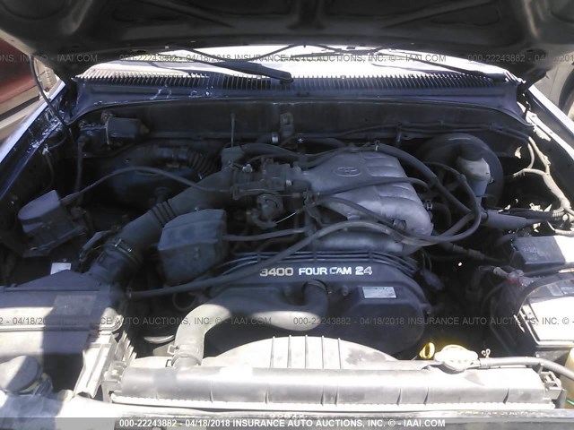 5TEHN72NX2Z893478 - 2002 TOYOTA TACOMA DOUBLE CAB შავი ფოტო 10