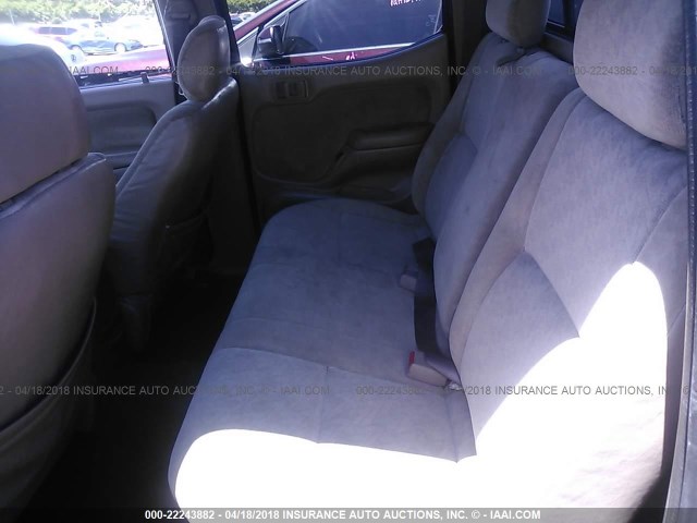 5TEHN72NX2Z893478 - 2002 TOYOTA TACOMA DOUBLE CAB შავი ფოტო 8