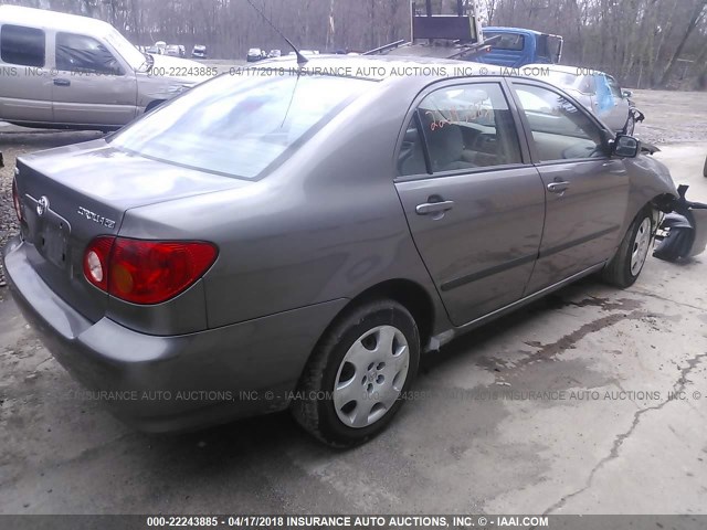 2T1BR32E03C026200 - 2003 TOYOTA COROLLA CE/LE/S GRAY photo 4