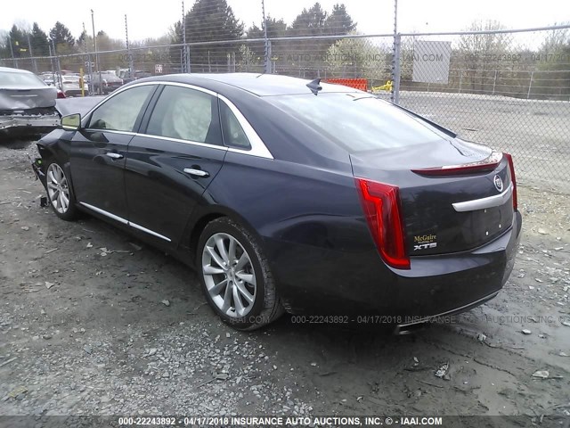 2G61P5S33D9218789 - 2013 CADILLAC XTS LUXURY COLLECTION Dark Blue photo 3