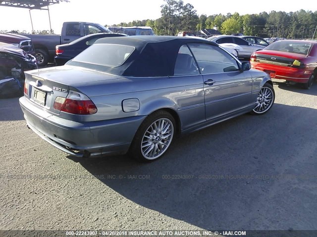 WBABS53422JU93947 - 2002 BMW 330 CI BLUE photo 4