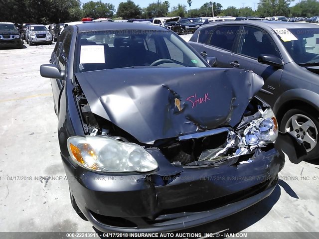 1NXBR32E25Z462337 - 2005 TOYOTA COROLLA CE/LE/S BROWN photo 6