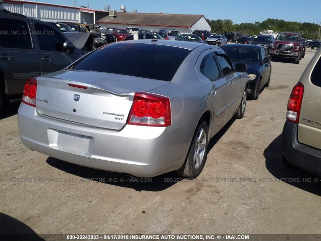 2B3CA3CV1AH107897 - 2010 DODGE CHARGER SXT SILVER photo 4