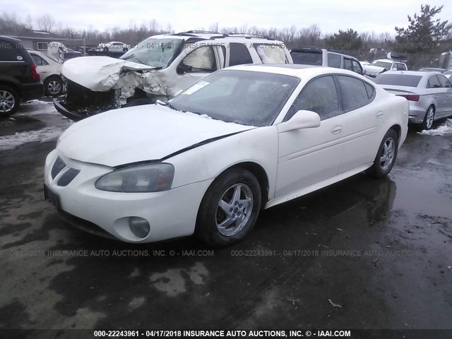 2G2WS542441180403 - 2004 PONTIAC GRAND PRIX GT2 WHITE photo 2