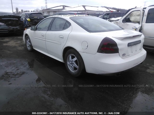 2G2WS542441180403 - 2004 PONTIAC GRAND PRIX GT2 WHITE photo 3