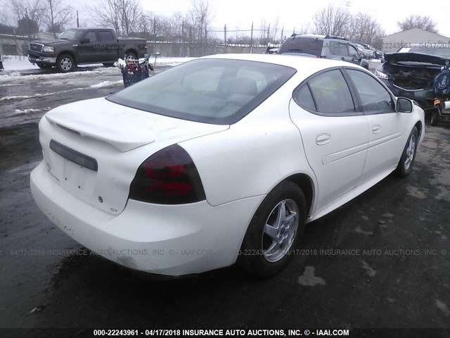 2G2WS542441180403 - 2004 PONTIAC GRAND PRIX GT2 თეთრი ფოტო 4