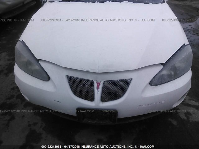2G2WS542441180403 - 2004 PONTIAC GRAND PRIX GT2 თეთრი ფოტო 6