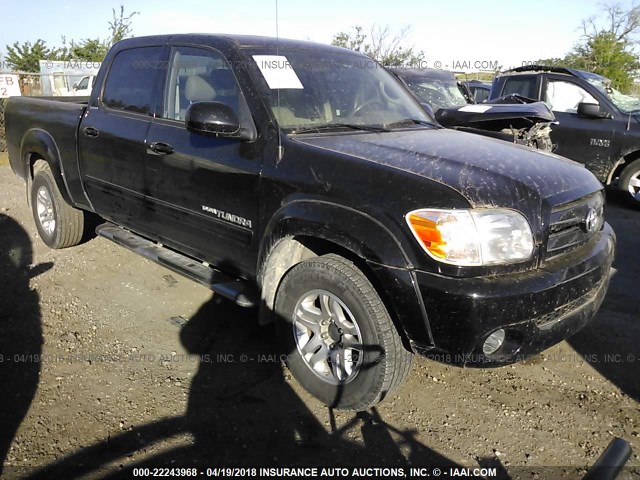 5TBDT48106S504012 - 2006 TOYOTA TUNDRA DOUBLE CAB LIMITED შავი ფოტო 1