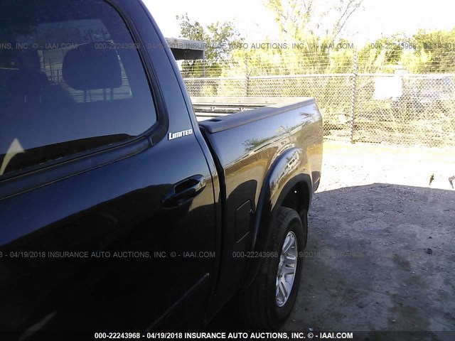 5TBDT48106S504012 - 2006 TOYOTA TUNDRA DOUBLE CAB LIMITED BLACK photo 6