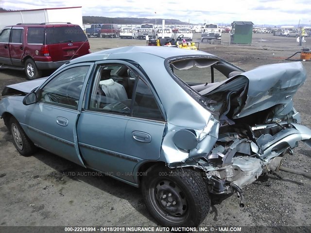 1FAFP10P6XW128460 - 1999 FORD ESCORT LX TEAL photo 3