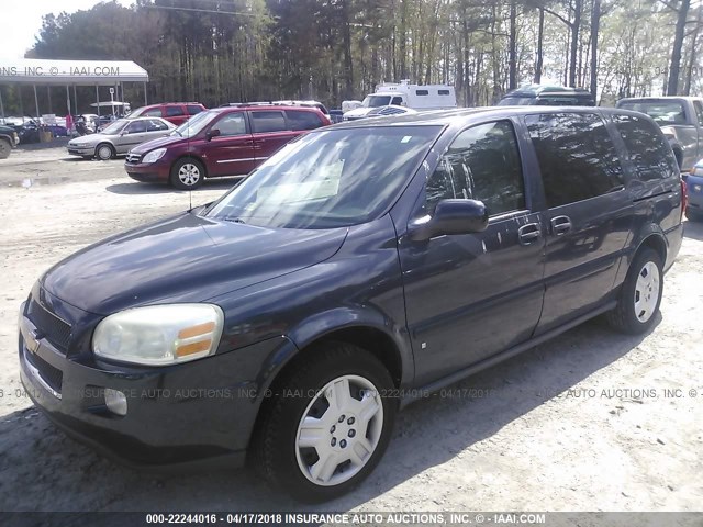 1GNDV23WX8D198483 - 2008 CHEVROLET UPLANDER LS GRAY photo 2