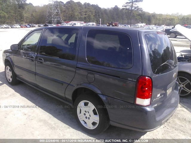 1GNDV23WX8D198483 - 2008 CHEVROLET UPLANDER LS GRAY photo 3