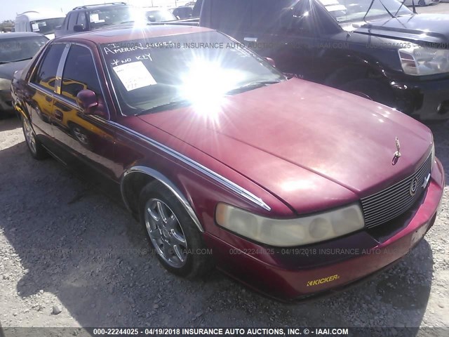 1G6KY54981U117264 - 2001 CADILLAC SEVILLE STS RED photo 1