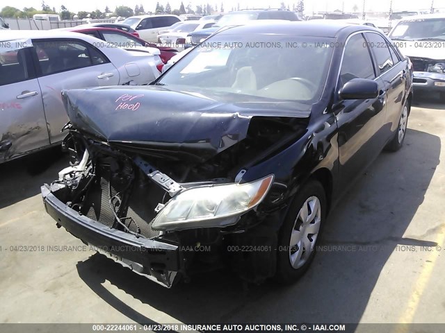 4T1BE46K28U248678 - 2008 TOYOTA CAMRY CE/LE/XLE/SE BLACK photo 2