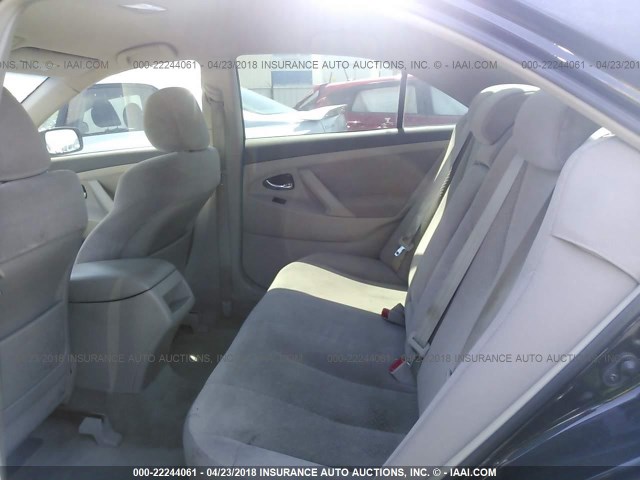 4T1BE46K28U248678 - 2008 TOYOTA CAMRY CE/LE/XLE/SE BLACK photo 8