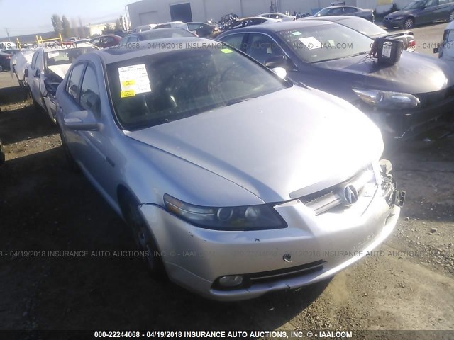 19UUA76557A034354 - 2007 ACURA TL TYPE S SILVER photo 1