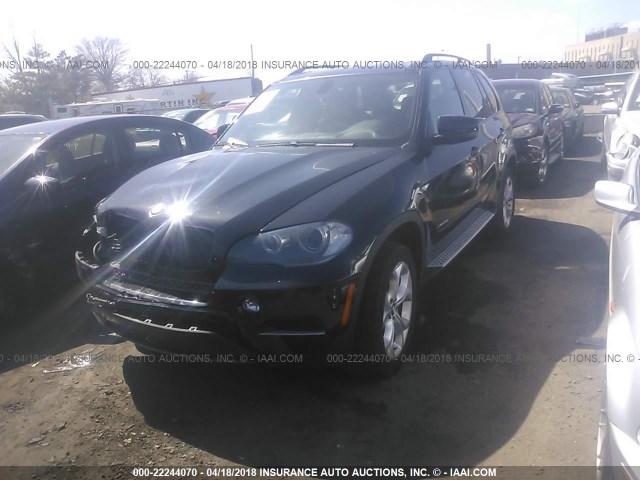 5UXZW0C55BL370888 - 2011 BMW X5 XDRIVE35D BLACK photo 2