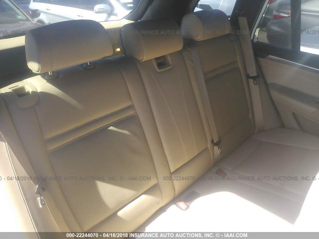 5UXZW0C55BL370888 - 2011 BMW X5 XDRIVE35D BLACK photo 8