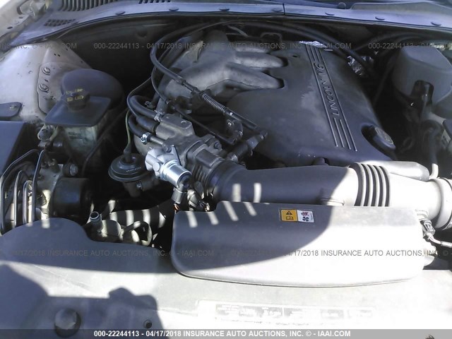 1LNHM86S62Y655939 - 2002 LINCOLN LS CREAM photo 10