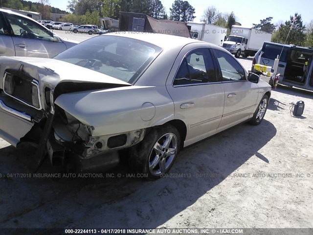 1LNHM86S62Y655939 - 2002 LINCOLN LS CREAM photo 4