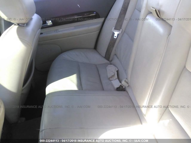 1LNHM86S62Y655939 - 2002 LINCOLN LS CREAM photo 8
