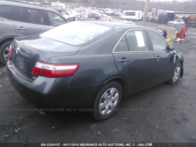 4T1BE46K29U404428 - 2009 TOYOTA CAMRY SE/LE/XLE GRAY photo 4