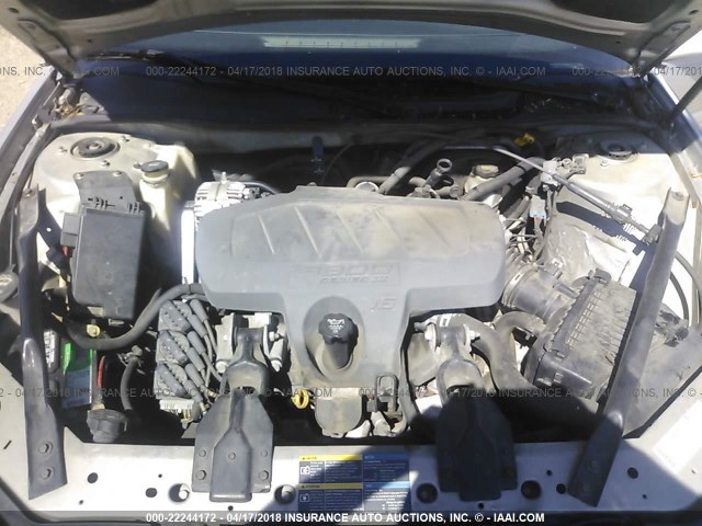 2G2WP552X81101998 - 2008 PONTIAC GRAND PRIX Gümüş foto 10