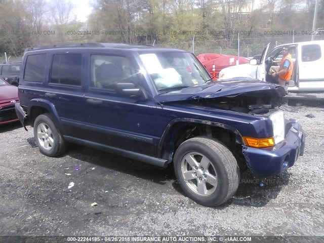 1J8HG48K06C270874 - 2006 JEEP COMMANDER ლურჯი ფოტო 1