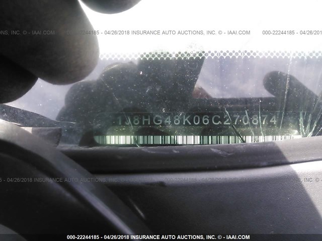 1J8HG48K06C270874 - 2006 JEEP COMMANDER ლურჯი ფოტო 9