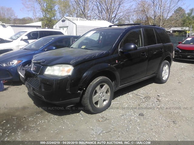 5GZCZ63446S840329 - 2006 SATURN VUE BLACK photo 2